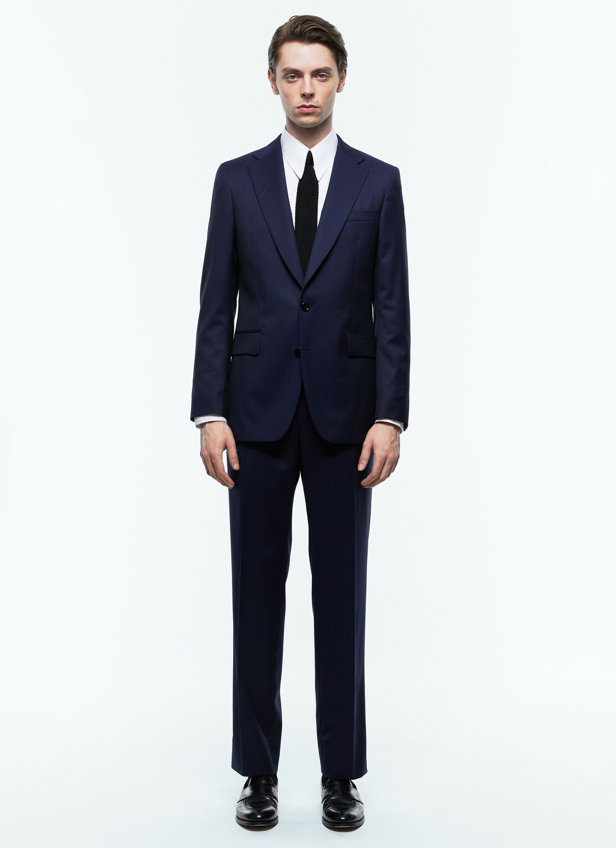 Costume ajusté en laine certifiée