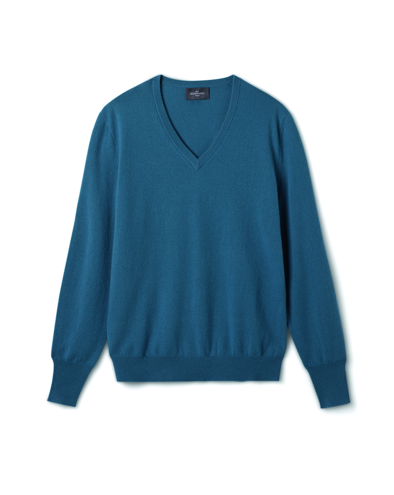 Pull col V classique - Homme - BLEU UNIFORME