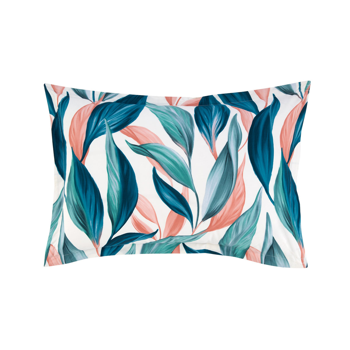 Olivier Desforges - Taie d'oreiller en percale de coton, Alocasia