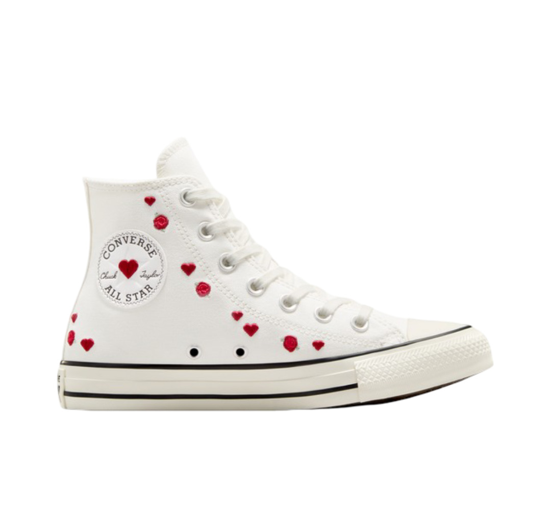 Chuck Taylor All Star Hi Vintage White/Red/Egret