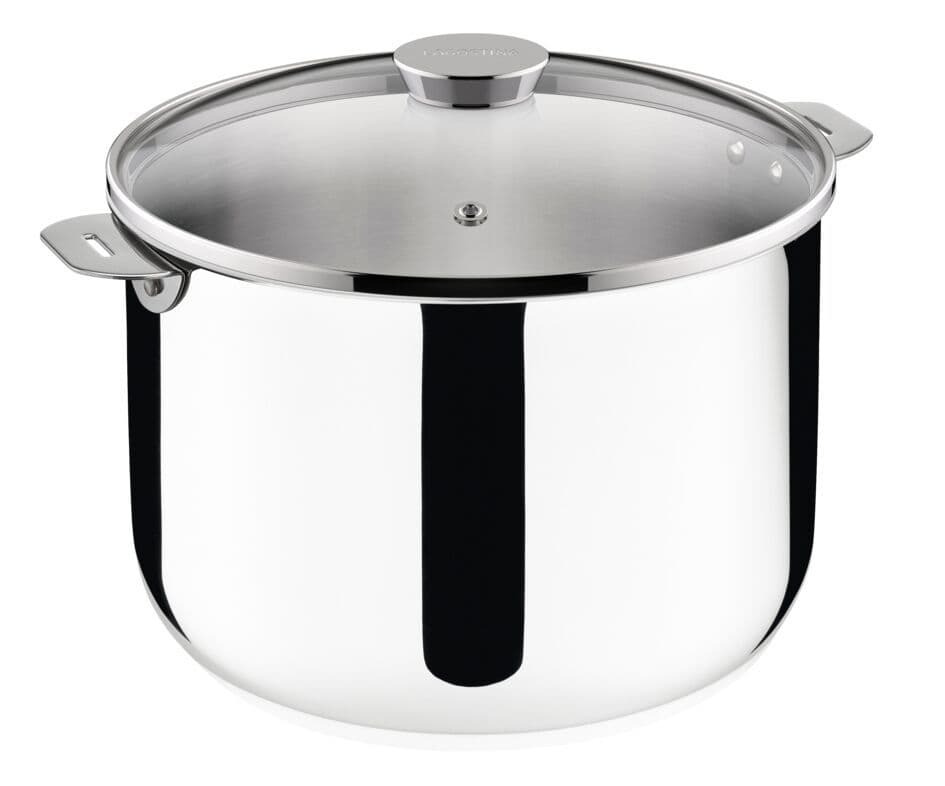 Marmite inox salvaspazio avec couvercle 24 cm (7.5l)
