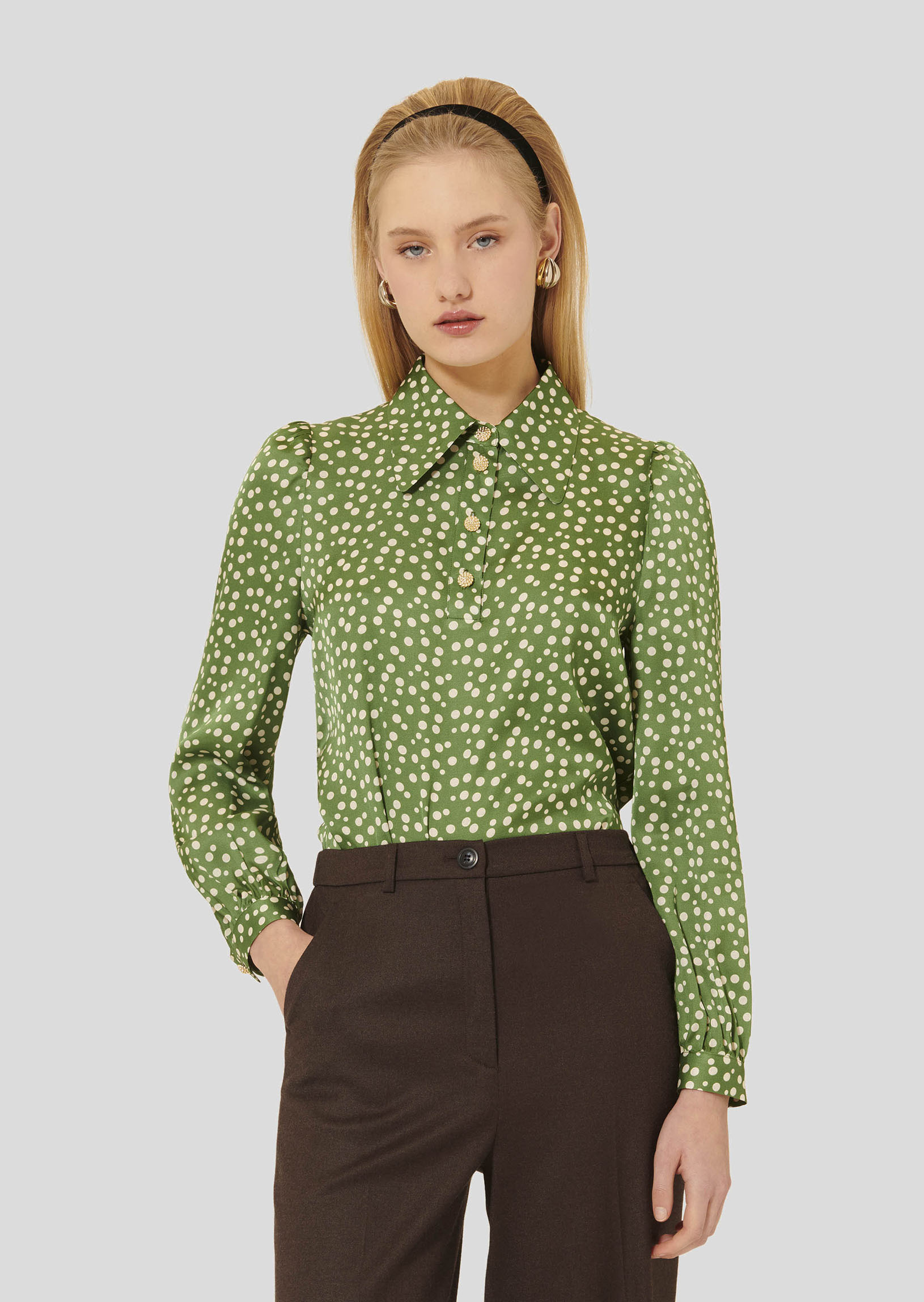 Top Tonio-Cactus en Viscose