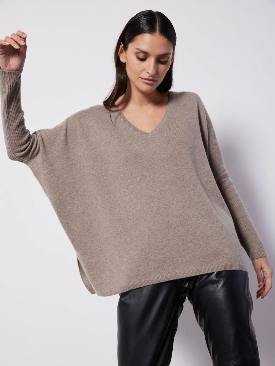 Pull poncho cachemire Faustine SEIGLE