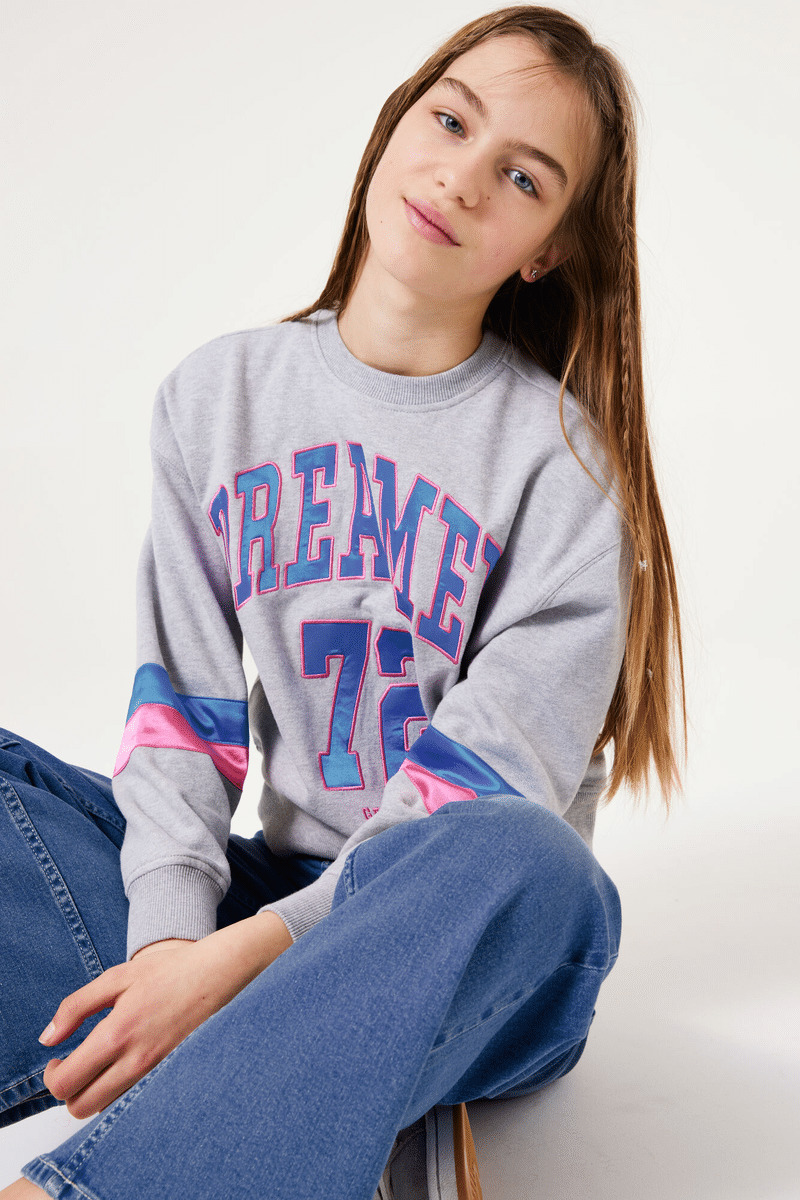 Girls Sweater Gray