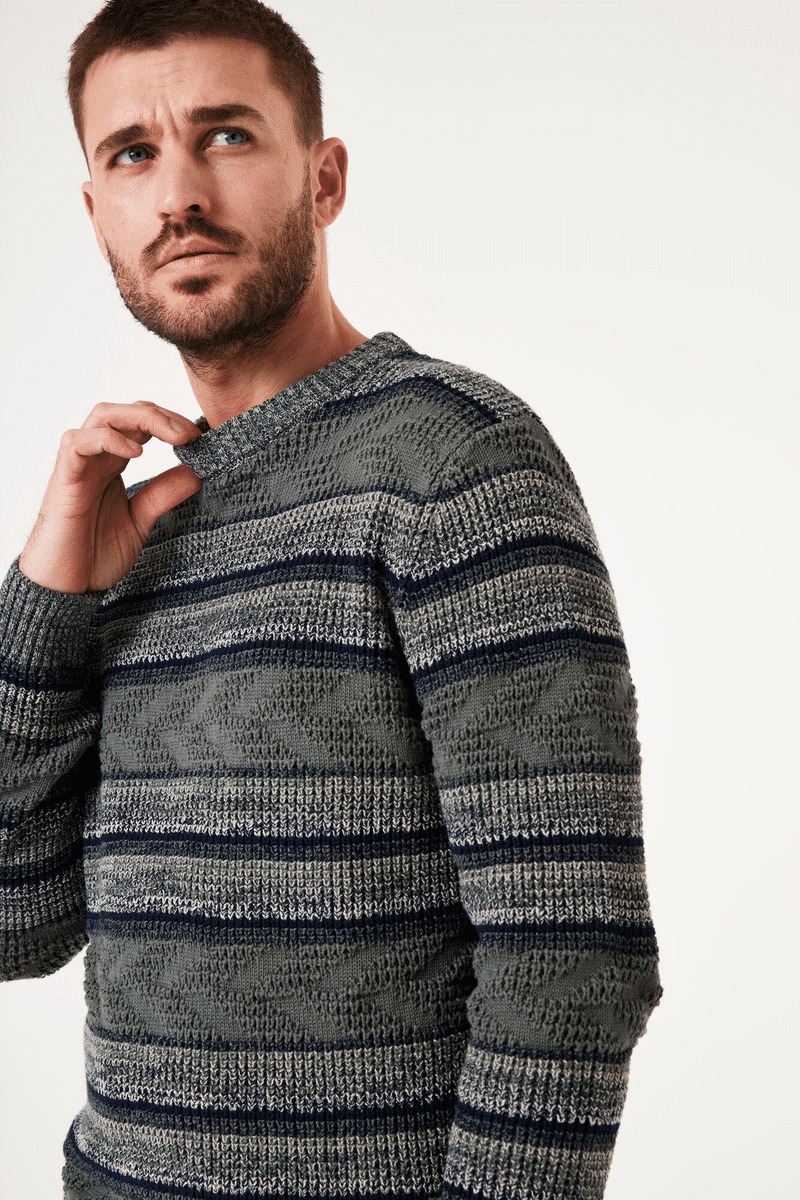 Men Sweater Green