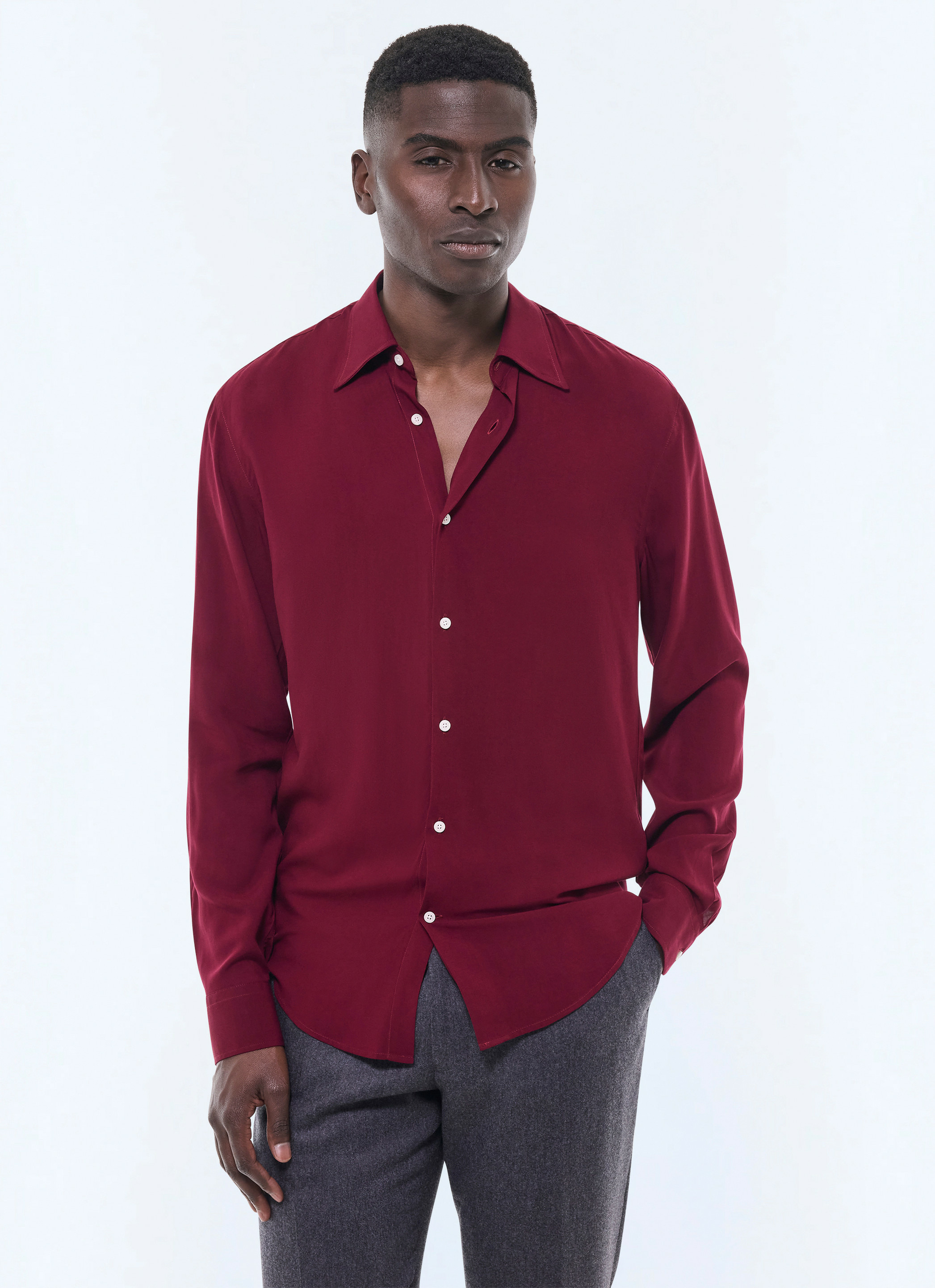 Chemise en viscose certifiée