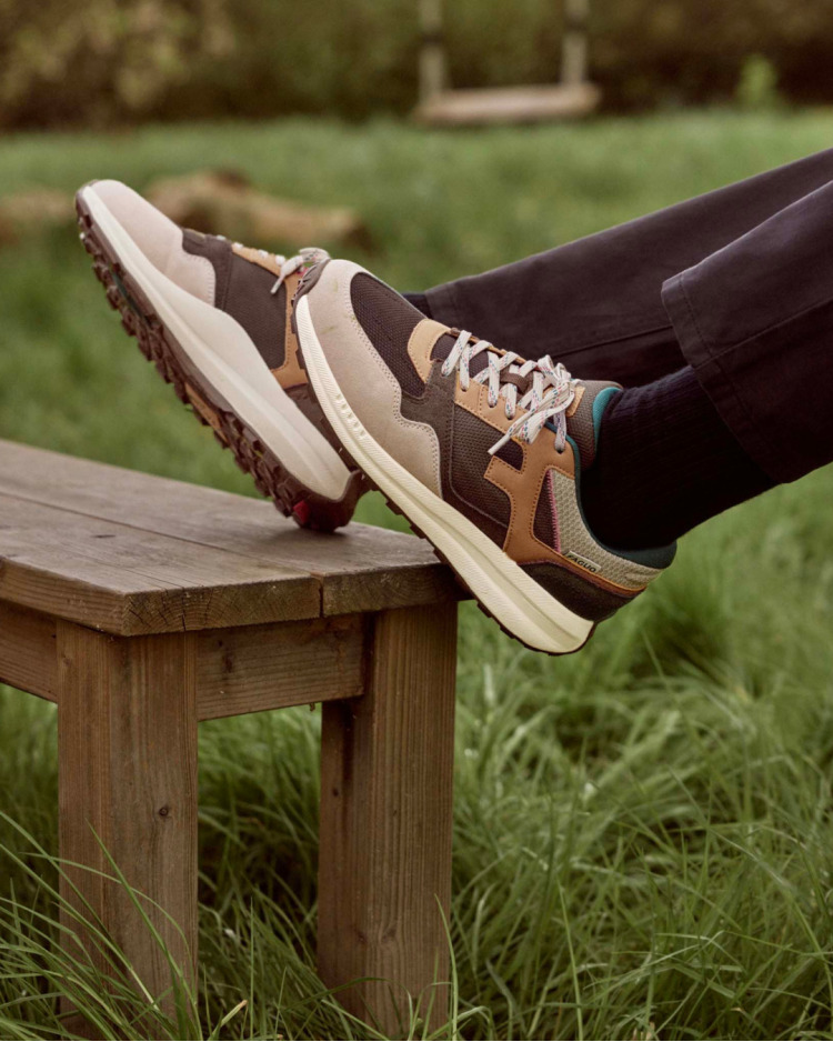 Runnings marron & beige foncé