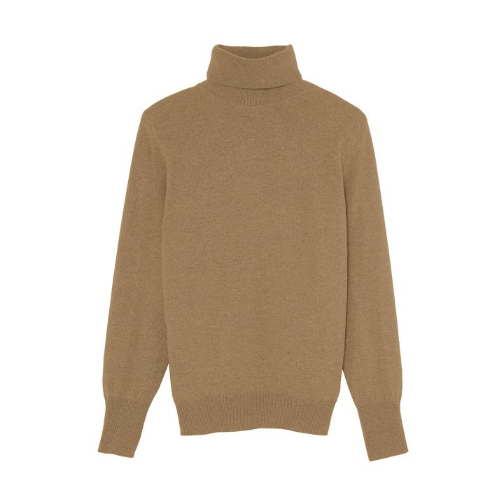 Pull col roulé classique - Homme - CAMEL