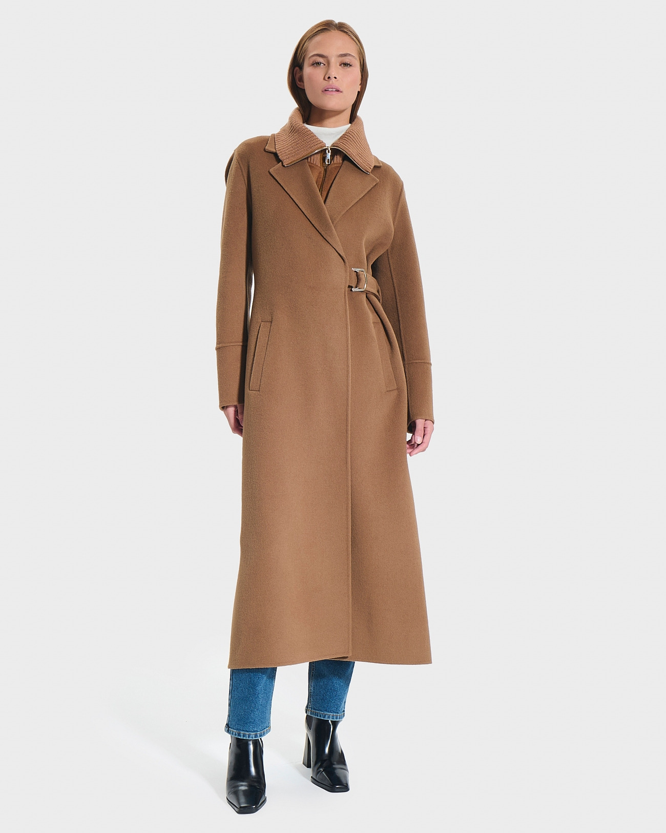 Manteau Missie Canelle en Laine