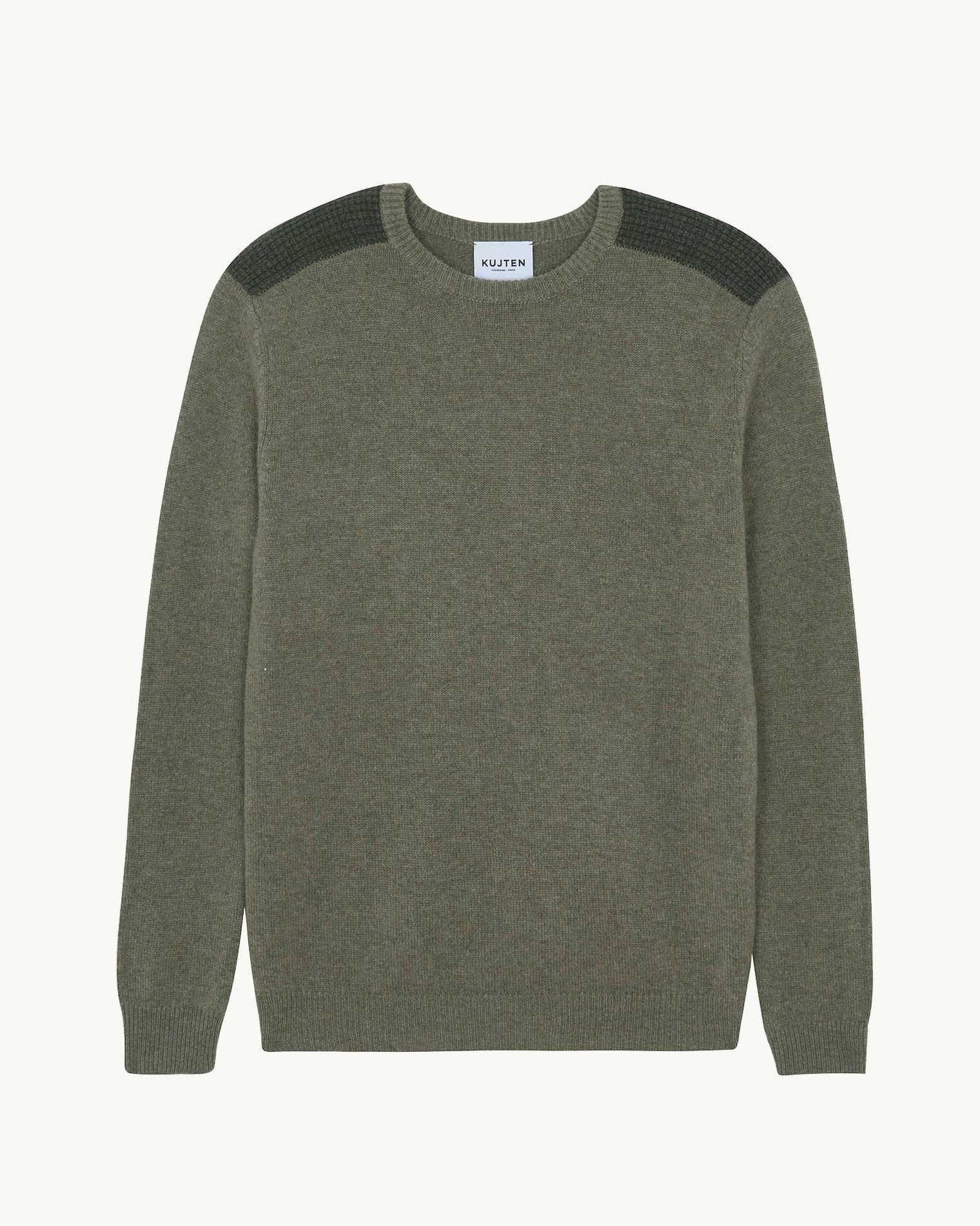 Crewneck Donatien kaki chiné