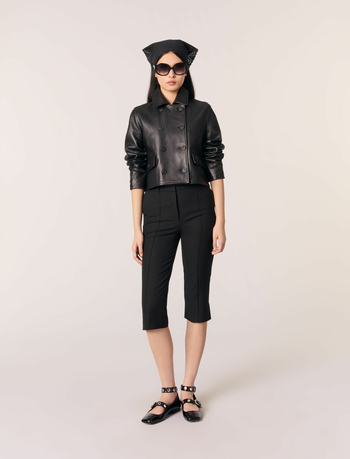 Pantalon de tailleur corsaire