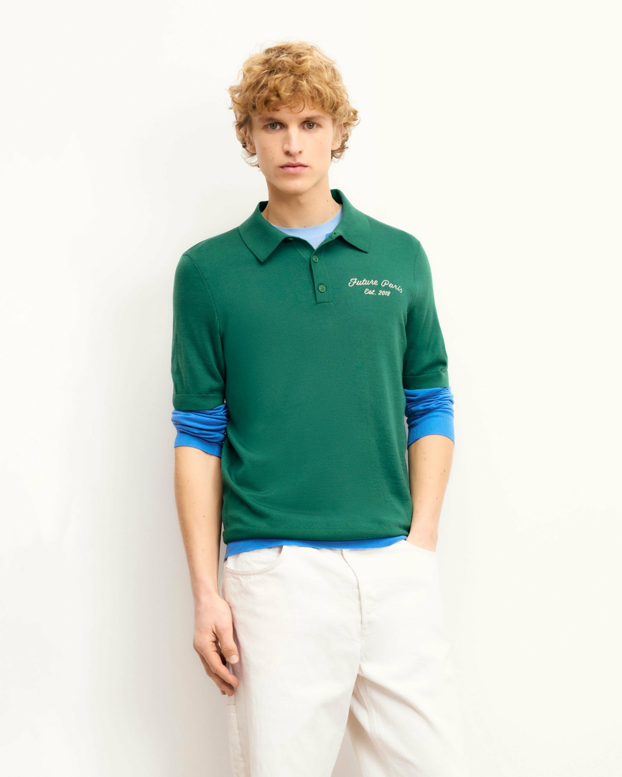 Pull Col Polo Future Paris