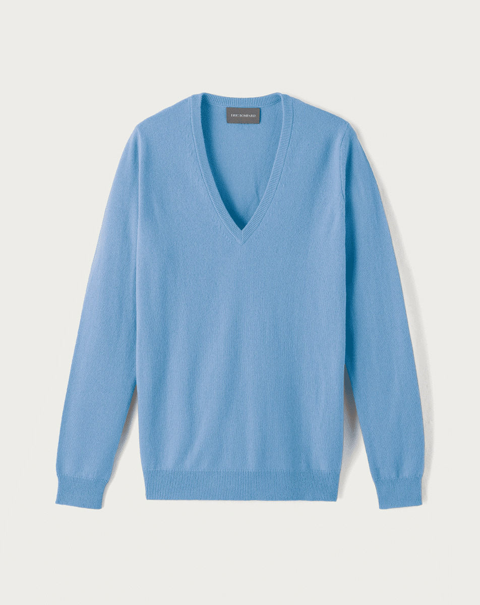 Pull col V classique - Femme - AQUA