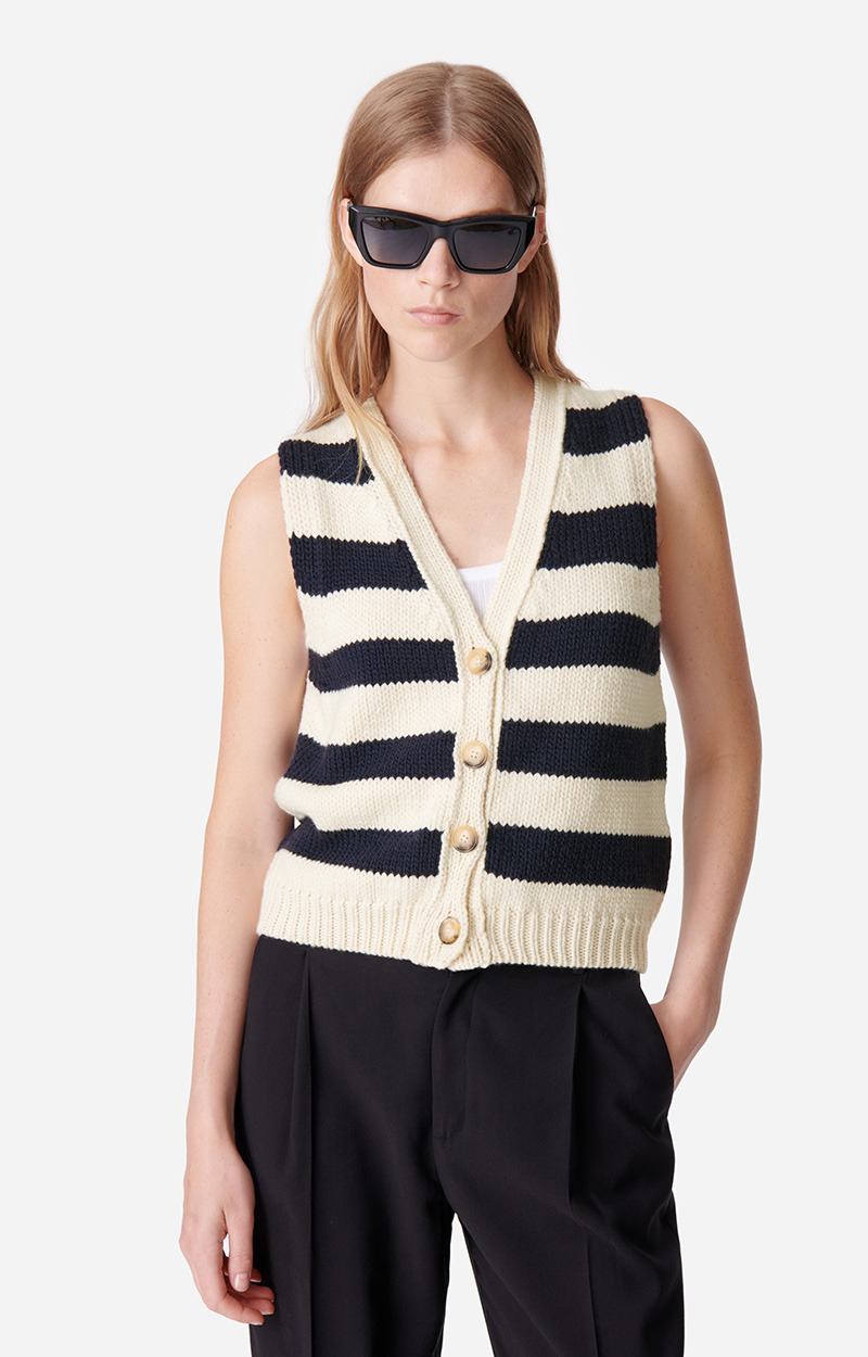 Gilet Dounya 100% Laine Mérinos