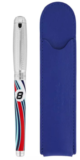 GAMME ORFEVRE- 1 STYLO REVERSIBLE PLUME ROLLER BLANC 24H DU MANS