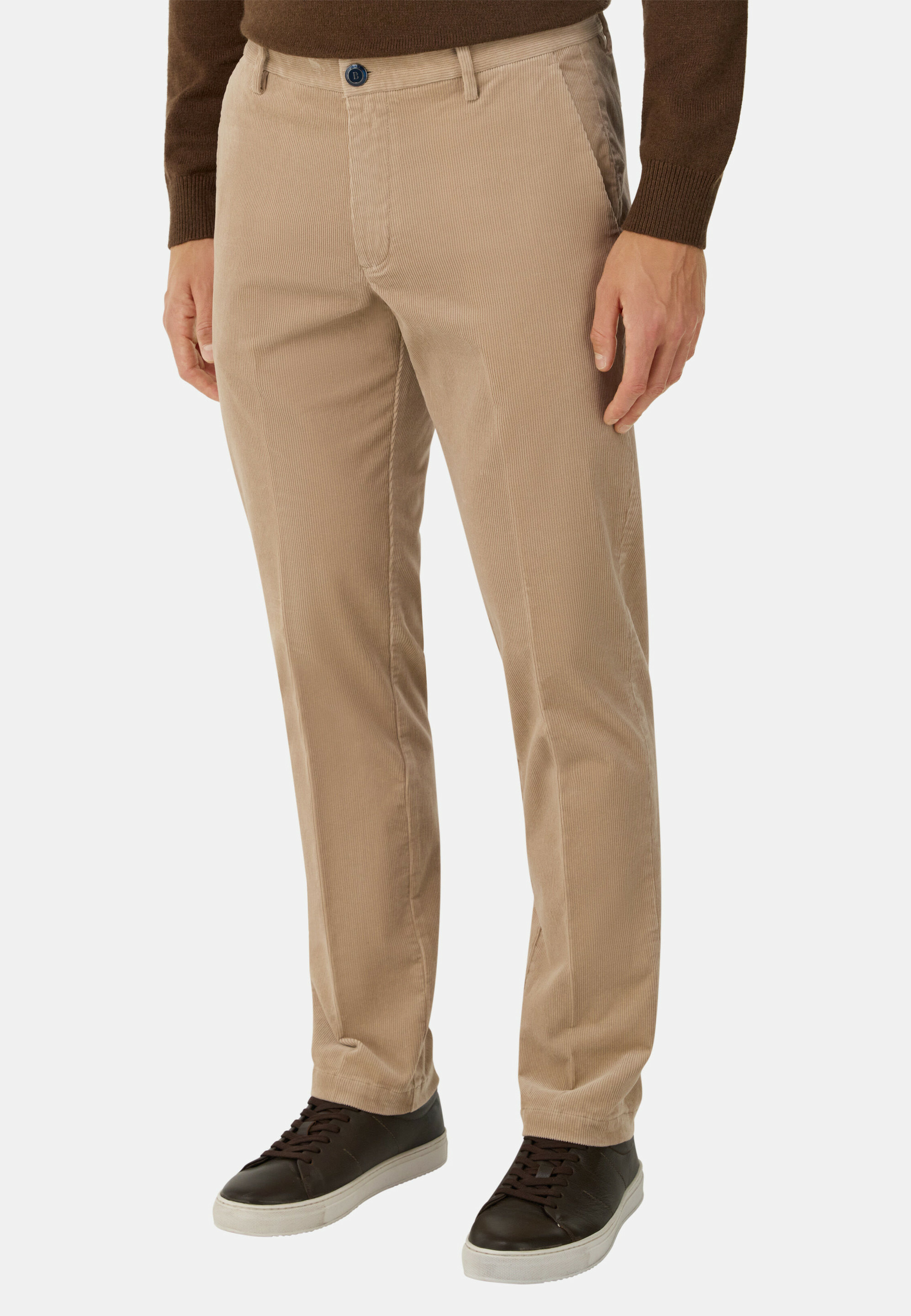 Pantalon en velours Extensible