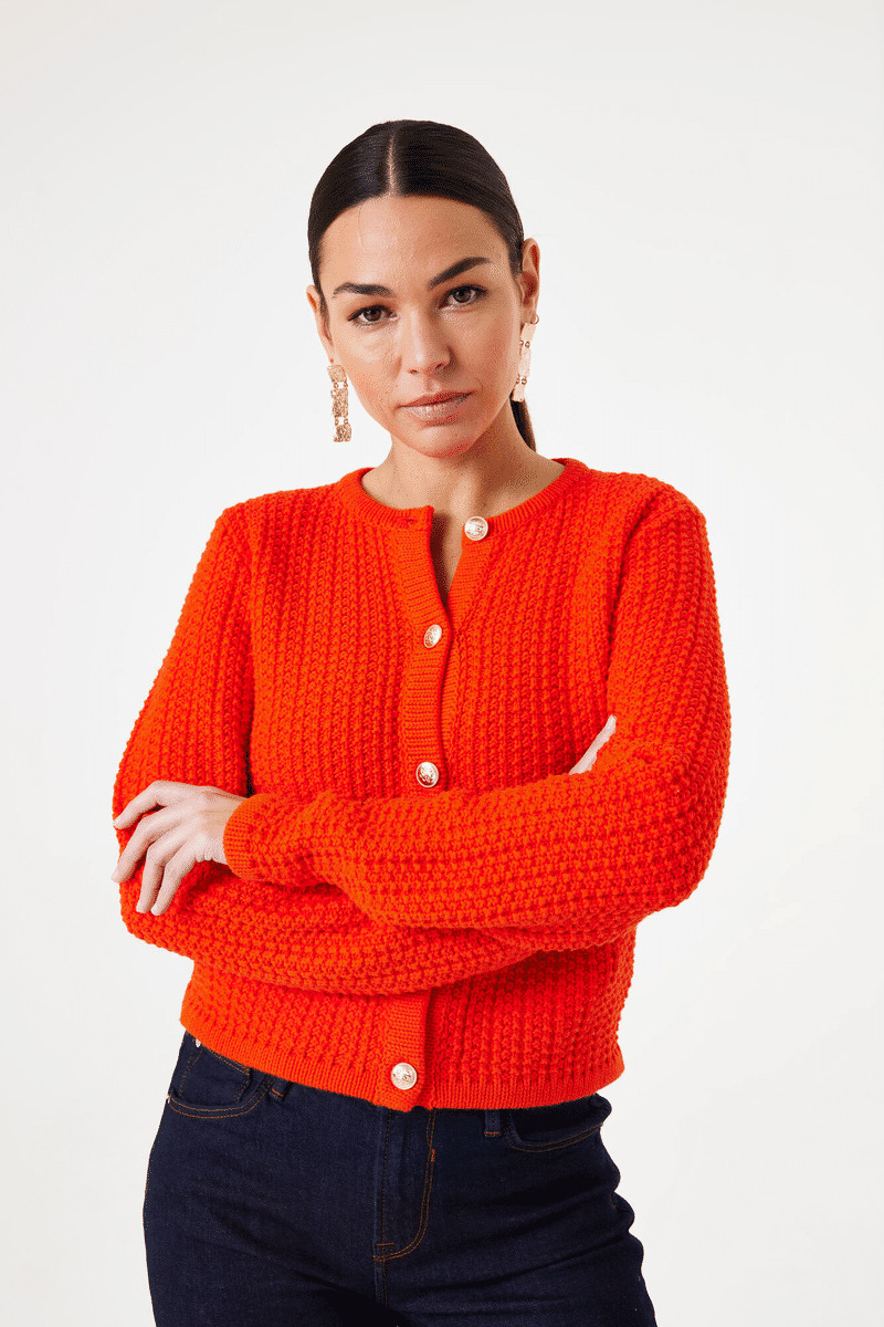 Women Vest Orange