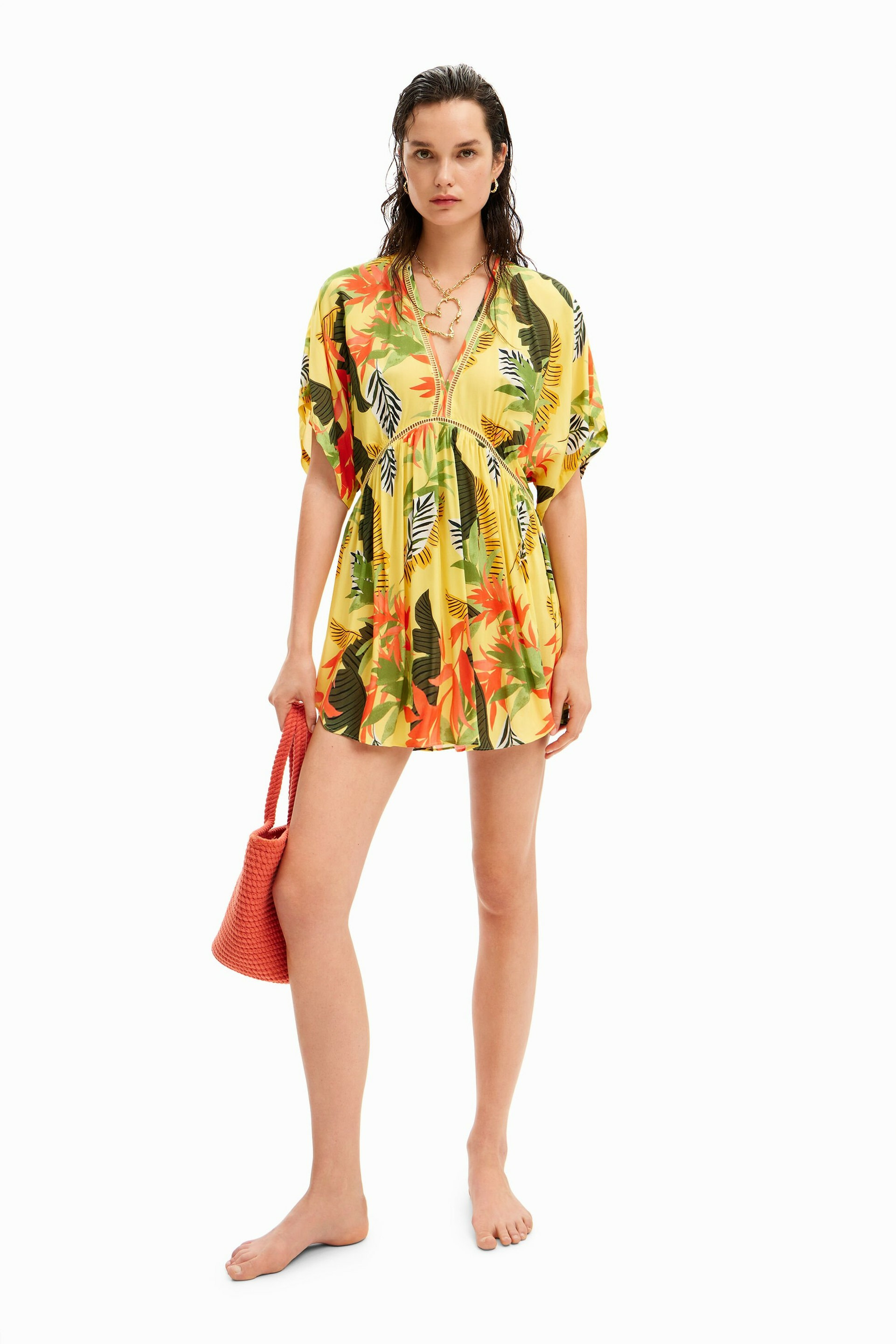 SWIM TOP TROPICAL PARTY