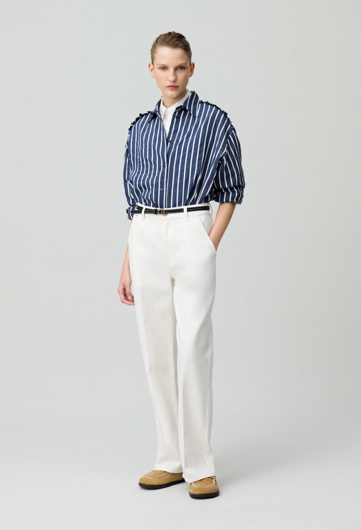 Chemise fluide rayée