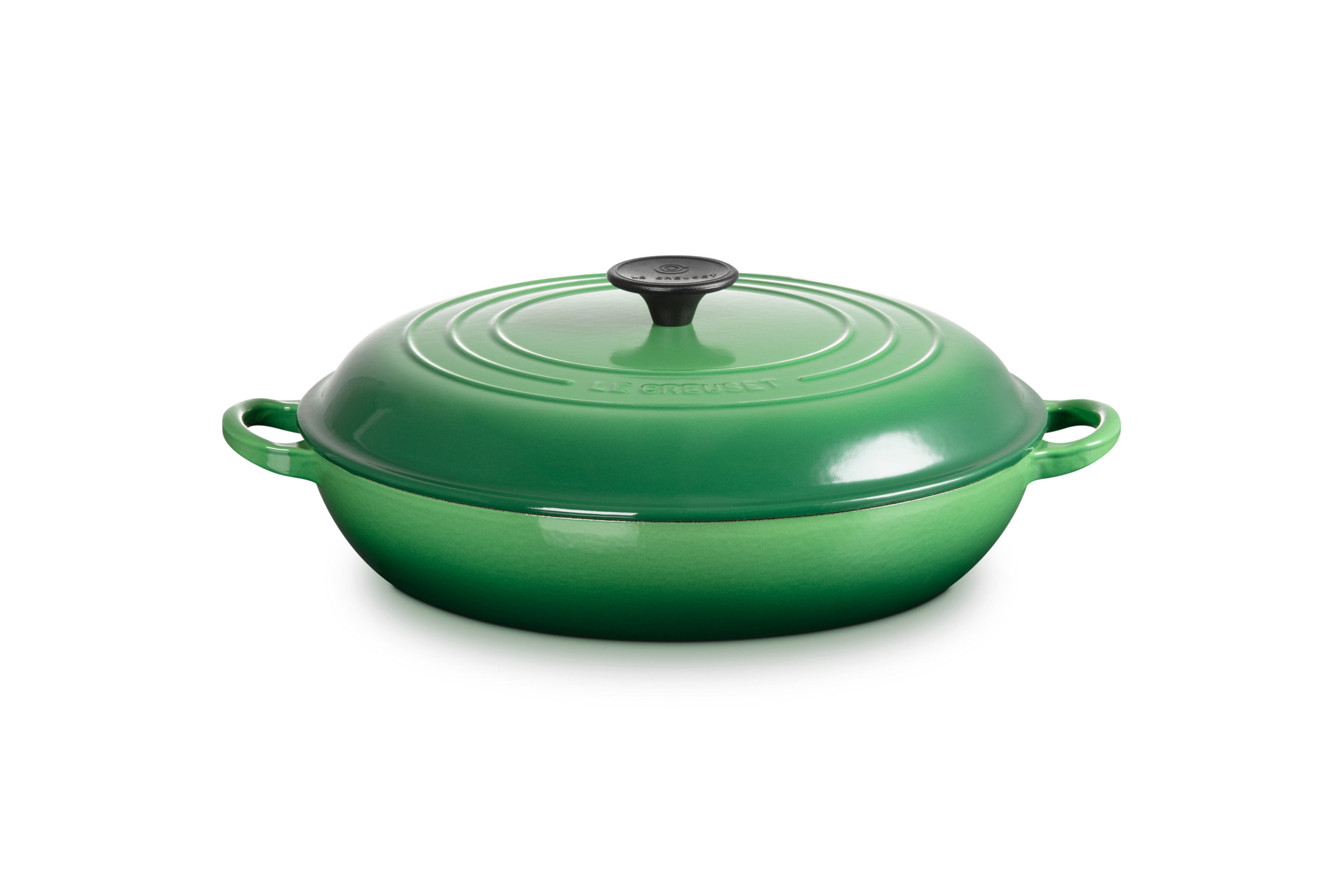 Faitout campagnard 30cm en fonte émaillée bambou