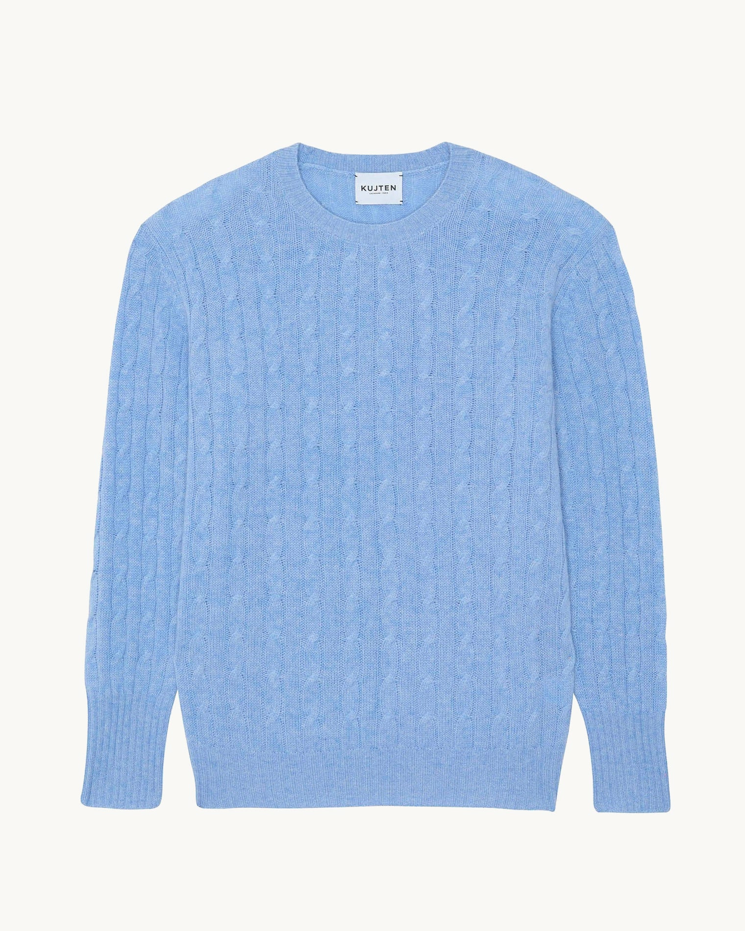 Pull Tomi Pull cachemire col rond torsadé