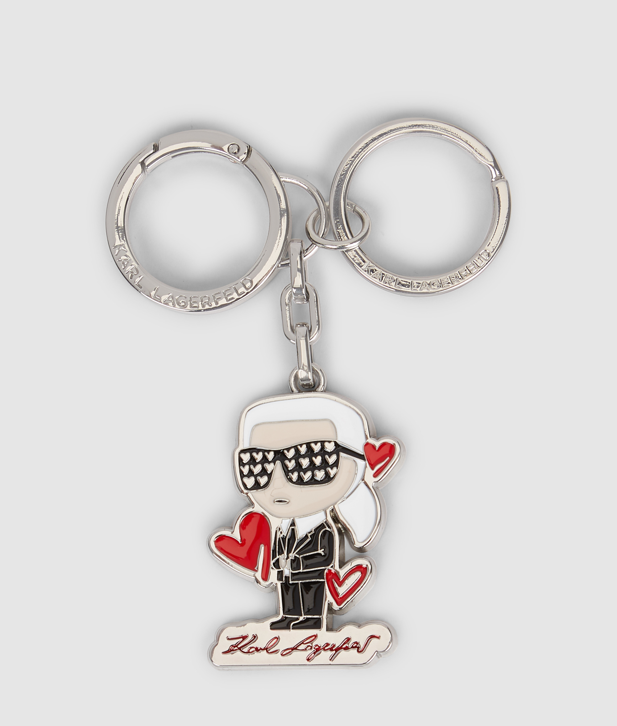 K/HEARTS KEYCHAIN