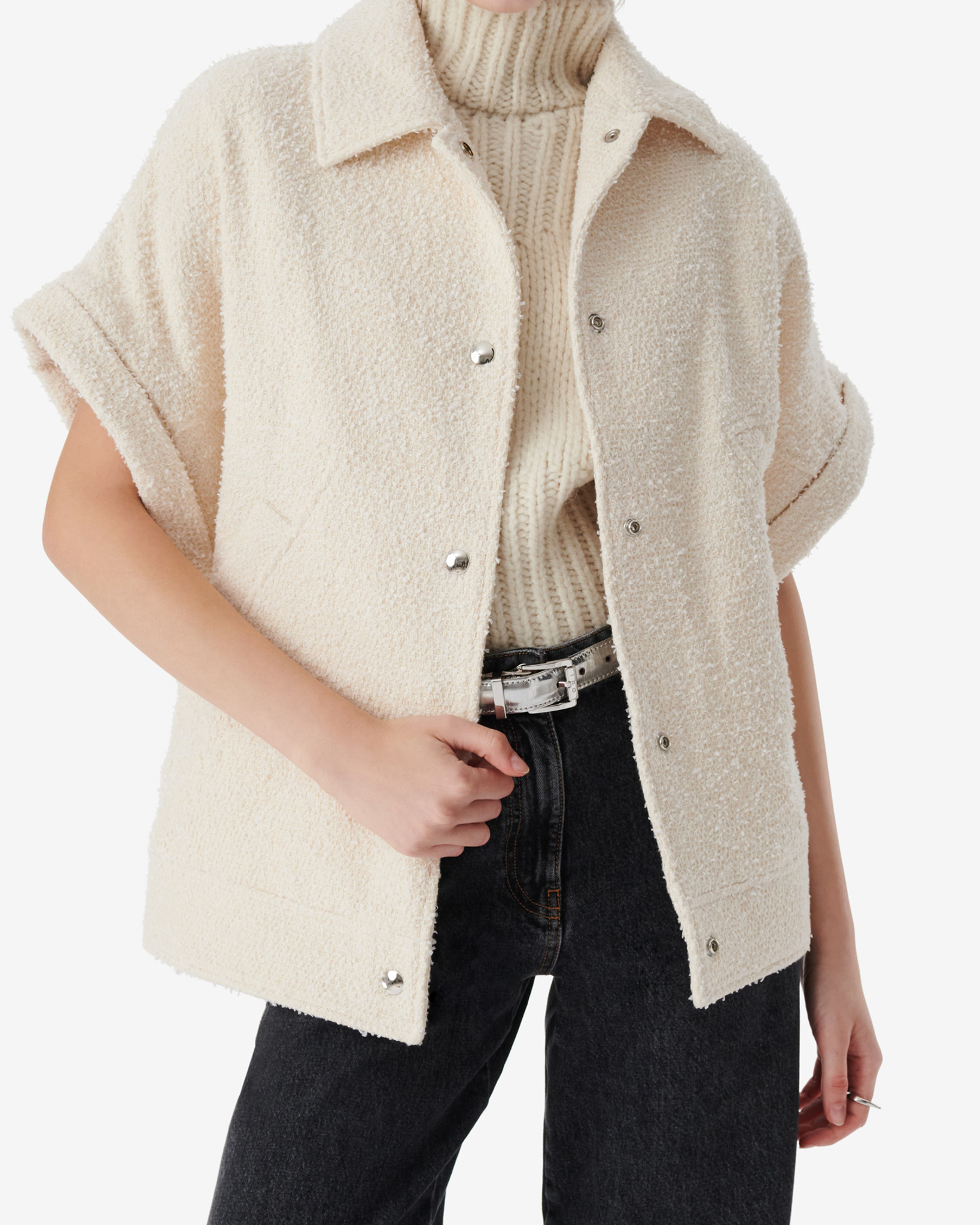 Veste Manches Courtes Oversize Neline