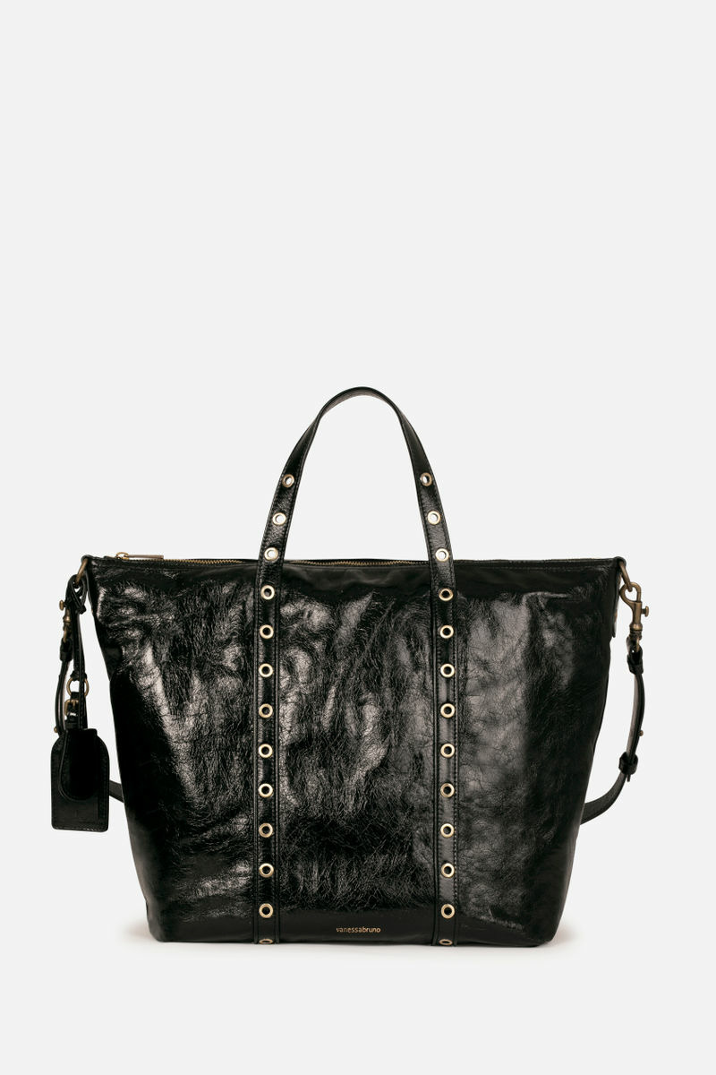 Grand cabas Zippy en cuir craquelé