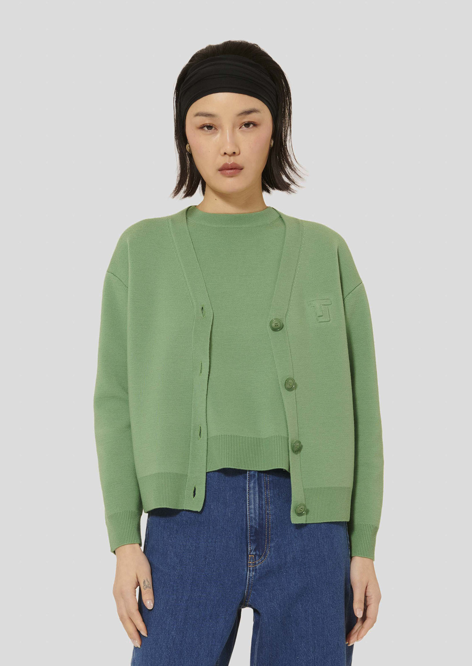 Gilet Gibus-Amande en Laine Merinos Extrafine