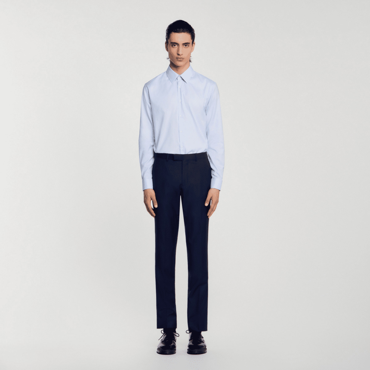 Chemise coupe classique en coton