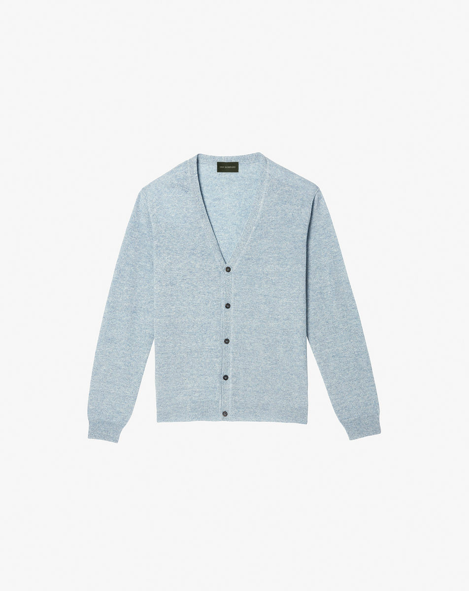 Gilet cachemire/lin - Homme - DENIM