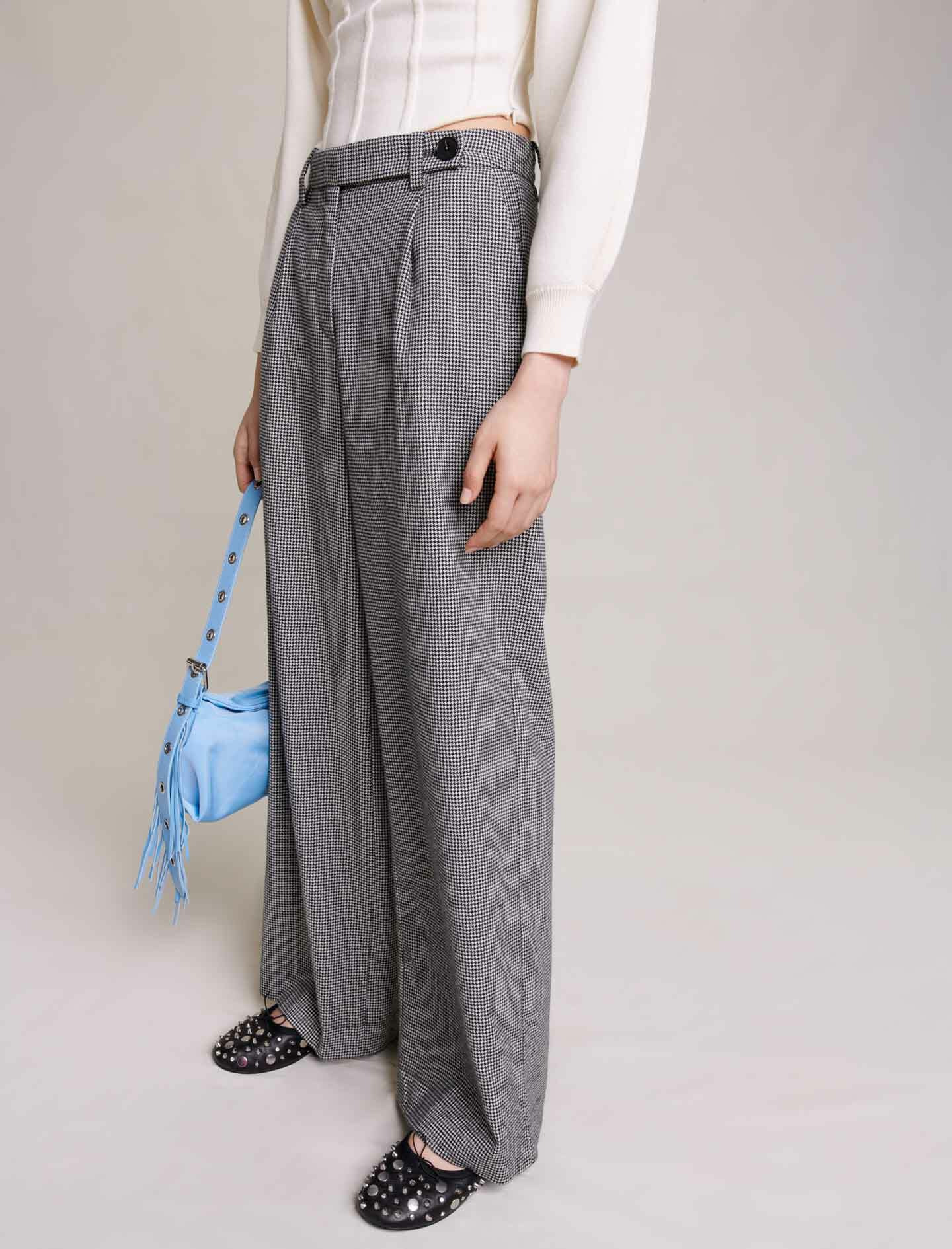 Pantalon de tailleur large