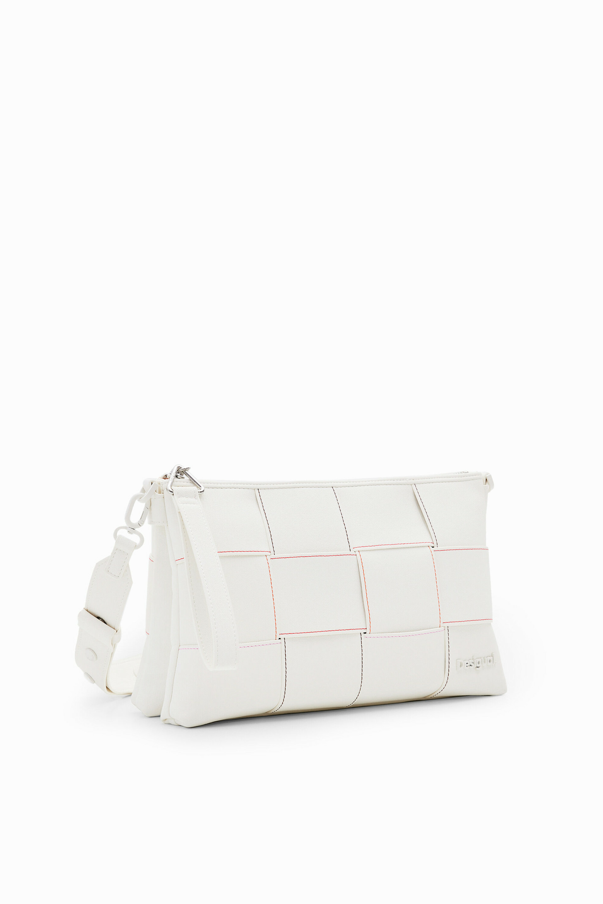 Bandolera M trenzado pespuntes