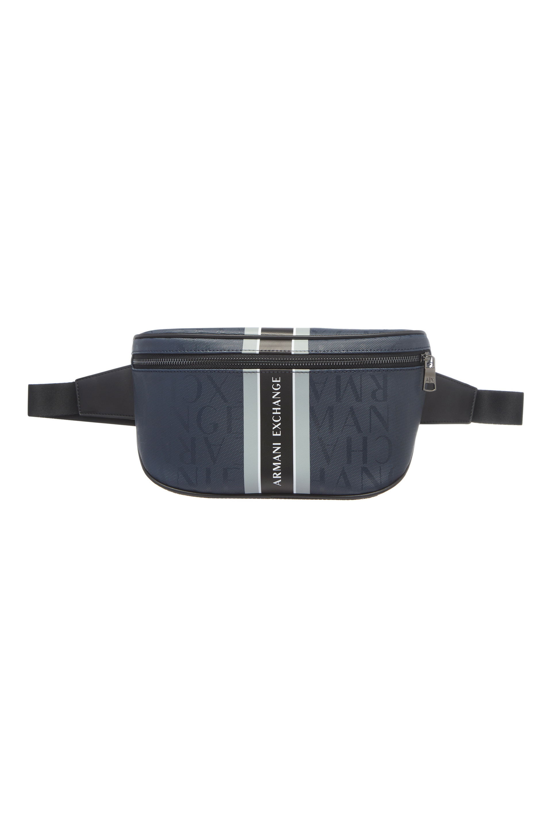 Sac banane pour homme - bleu marine/gris mirage