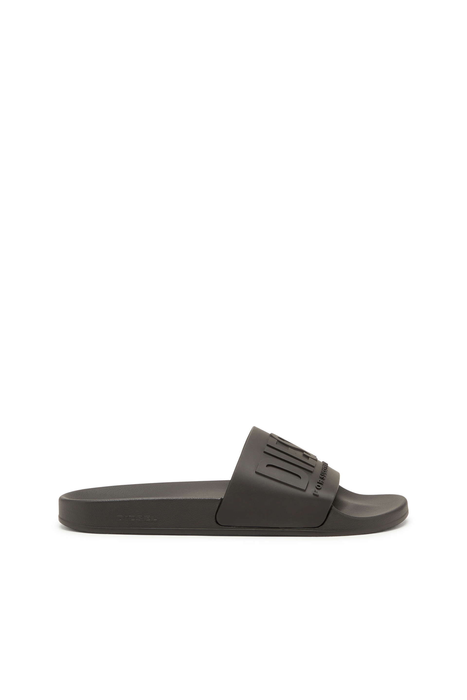 Claquettes de piscine avec logo embossé