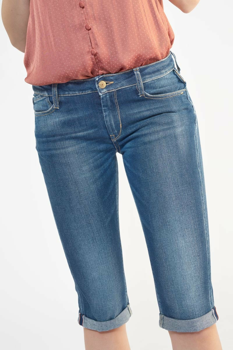 Corsaire pantacourt en jeans MERMOZ