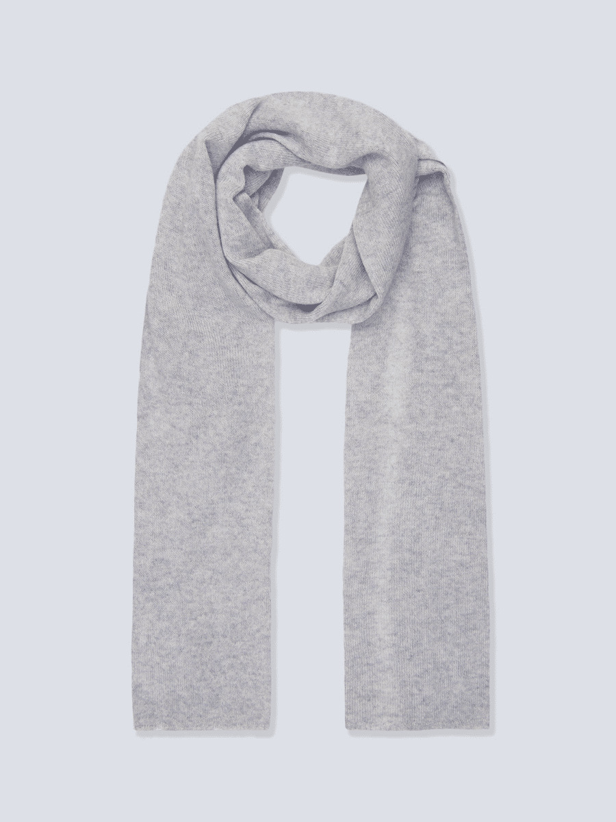 Echarpe rectangle cachemire Violeta ACIER