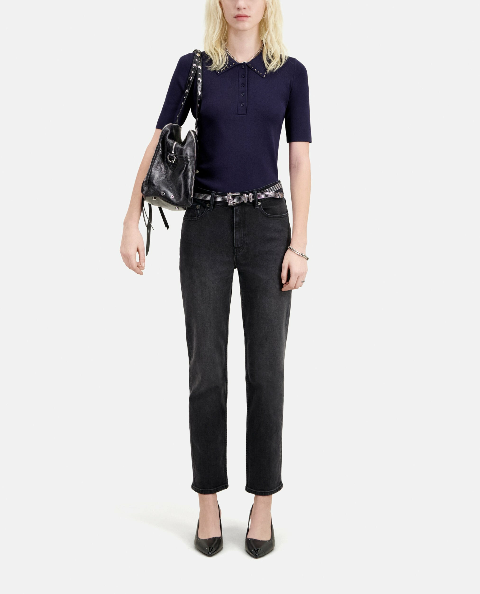 Jean Straight Black Femme