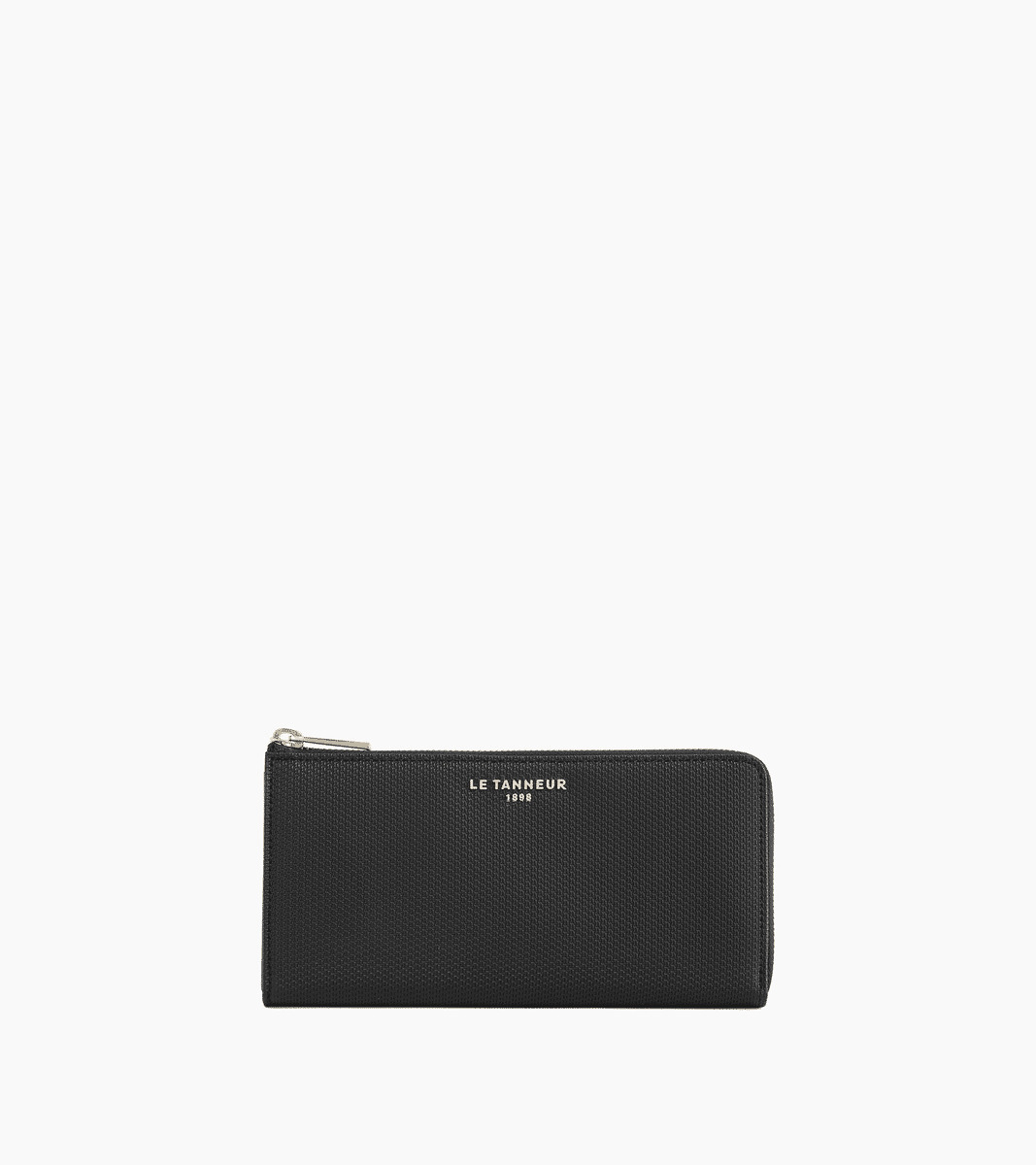 Compagnon zippé Emilie en cuir signature T