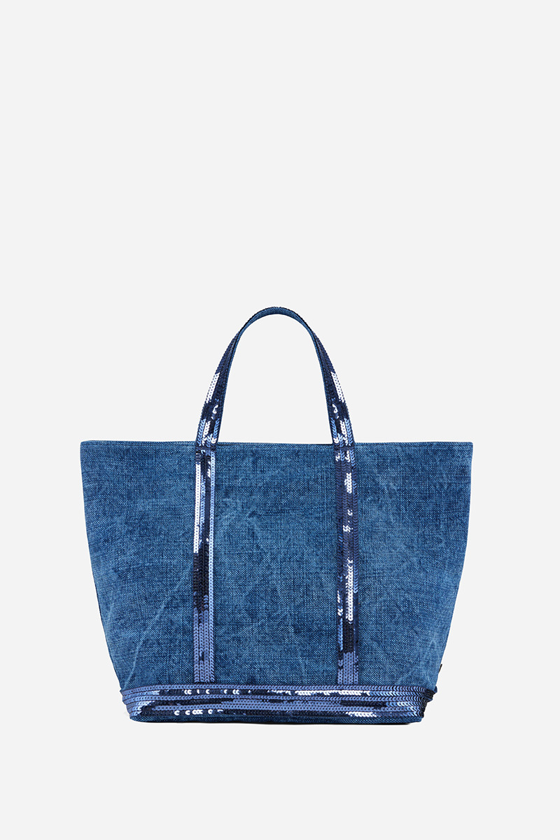 Cabas M en Lin Porté Main