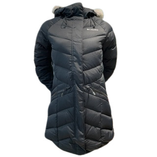 Rose Lodge  FS Down Mid Jacket Femme Noir