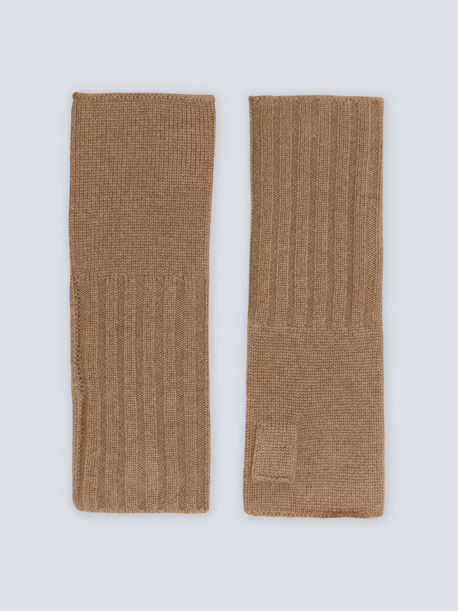 Mitaines cachemire Alexine FAUVE