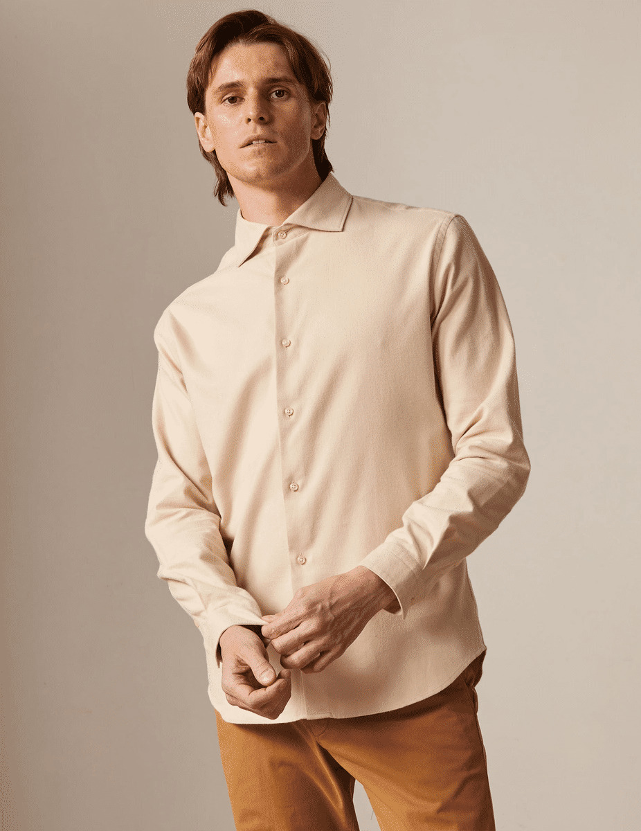 Chemise aristote beige