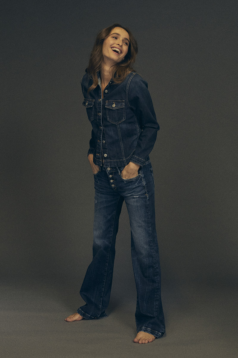 Jeans bootcut , longueur 34