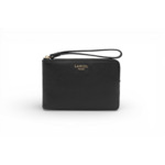 Lettrines de Lancel - Mini Pochette Zippee Avec Dragonne - Noir