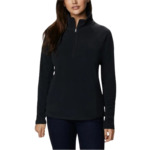 W Pine Ridge FS Fleece 1/2 Zip Noir
