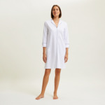 - Chemise de nuit courte col v en jersey, Anafi