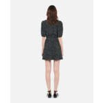 Robe Noire Courte À Pois Femme