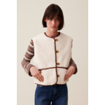 Veste fausse fourrure sans manches