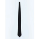 Cravate en soie à chevron uni